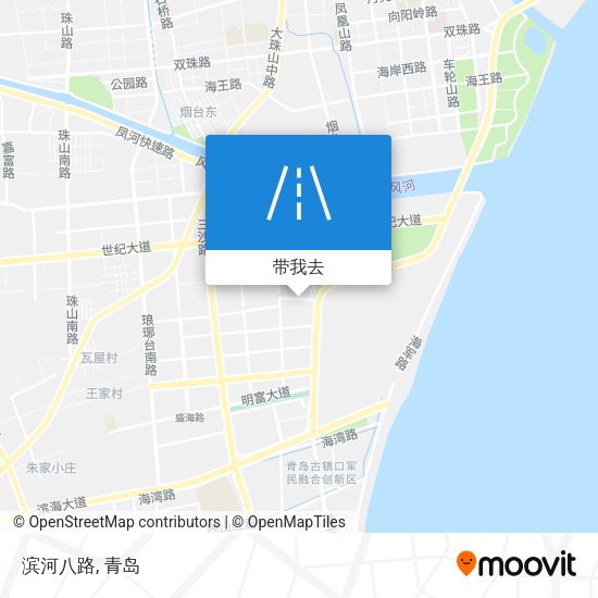 滨河八路地图