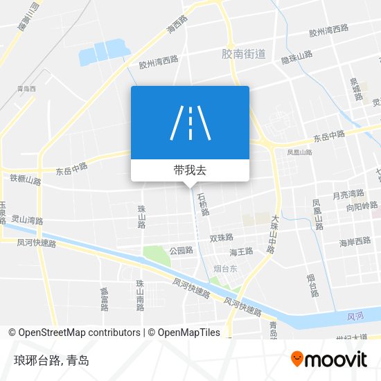 琅琊台路地图