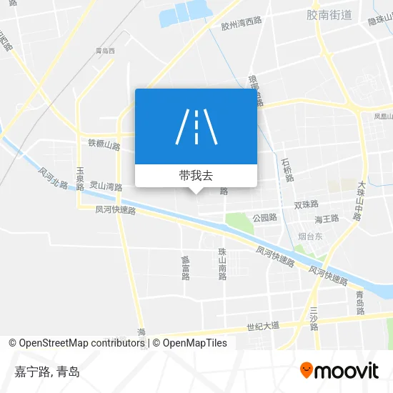 嘉宁路地图