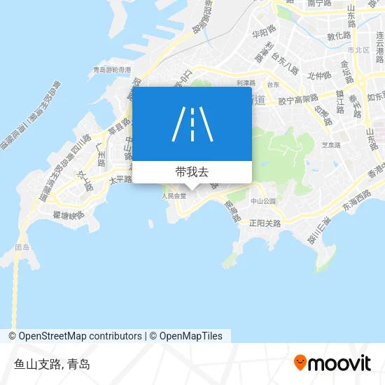 鱼山支路地图