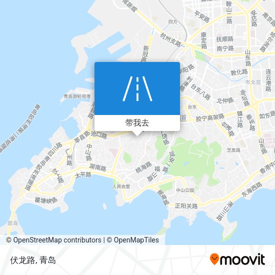 伏龙路地图