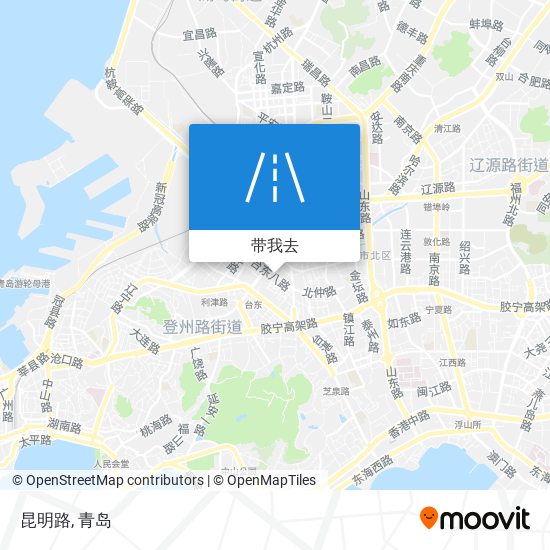 昆明路地图