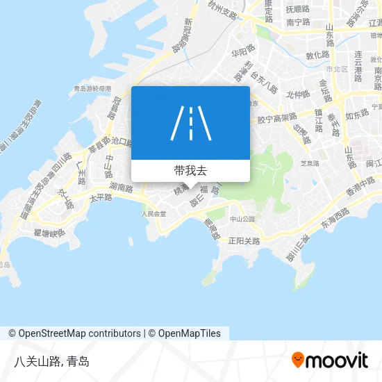 八关山路地图