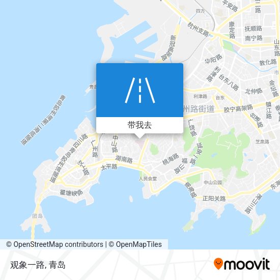 观象一路地图