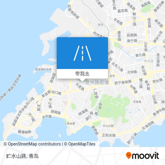 贮水山路地图