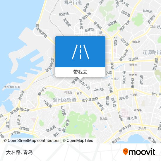大名路地图