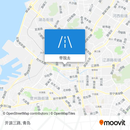 开源三路地图