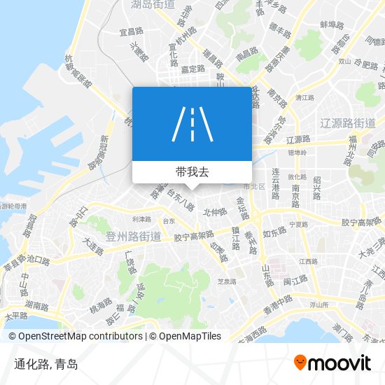 通化路地图