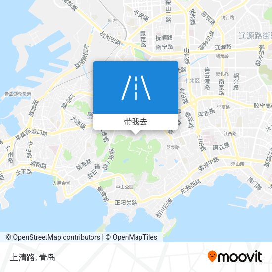 上清路地图