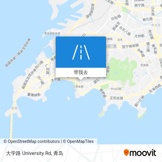 大学路 University Rd地图
