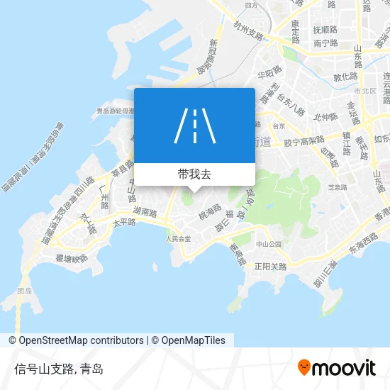信号山支路地图