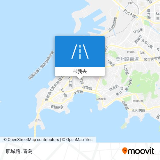 肥城路地图