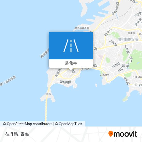 范县路地图