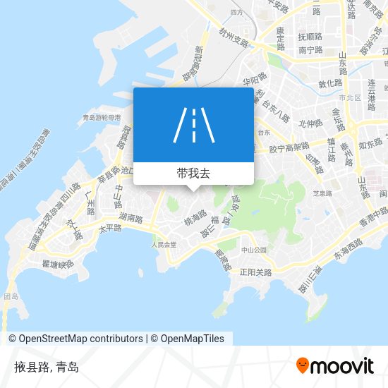 掖县路地图