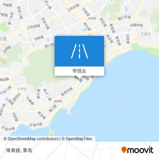 海青路地图