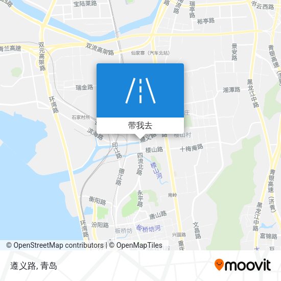 遵义路地图