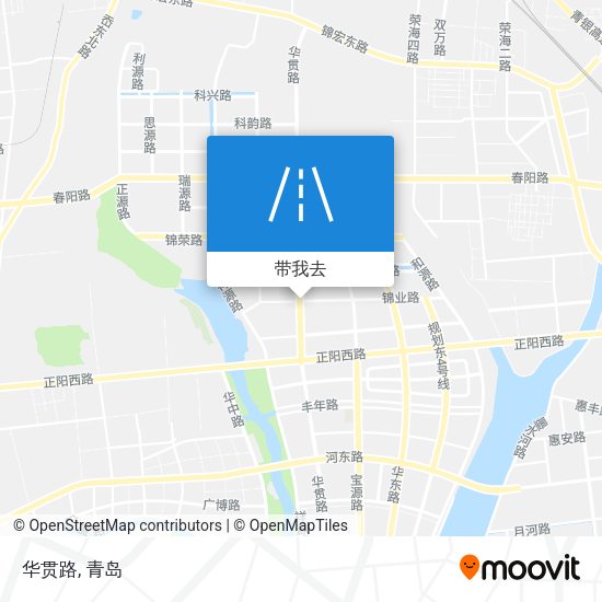 华贯路地图
