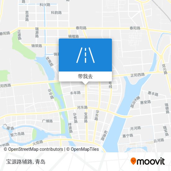宝源路辅路地图