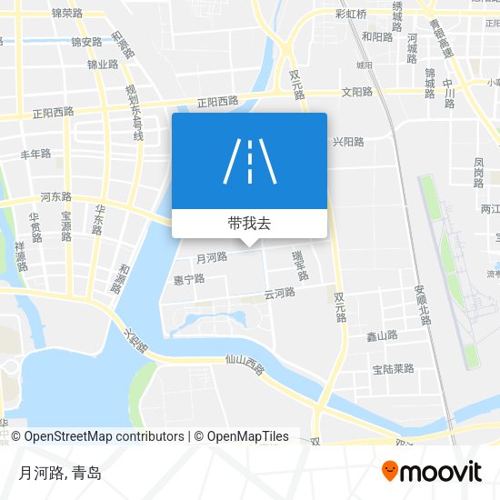 月河路地图