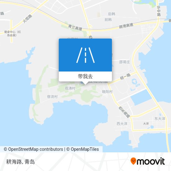 耕海路地图