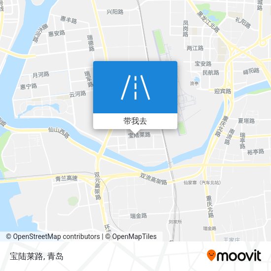 宝陆莱路地图