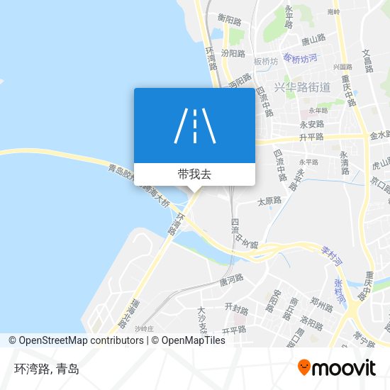 环湾路地图