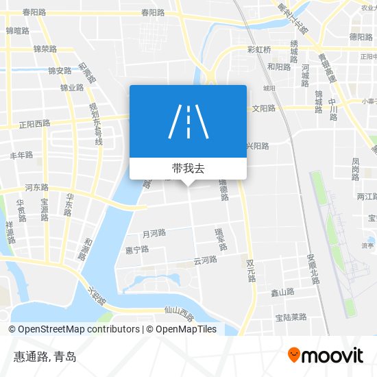 惠通路地图