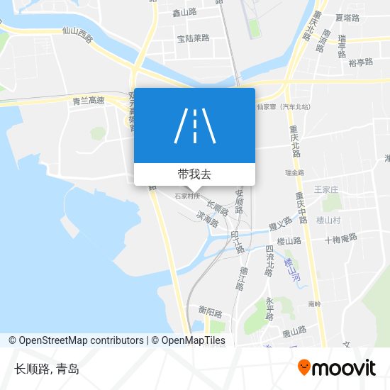 长顺路地图