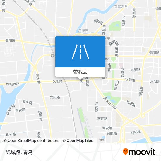 锦城路地图