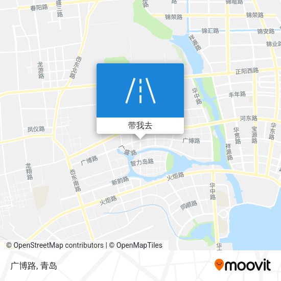 广博路地图