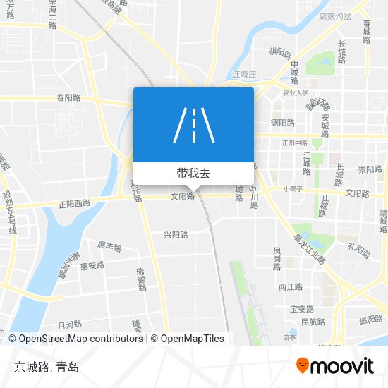 京城路地图