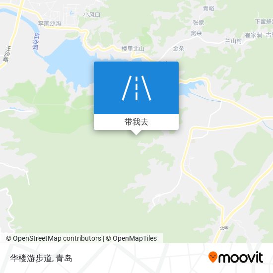 华楼游步道地图