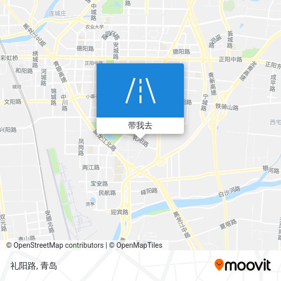 礼阳路地图