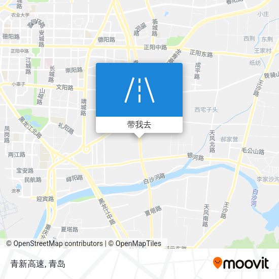 青新高速地图
