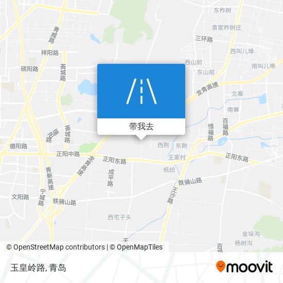 玉皇岭路地图