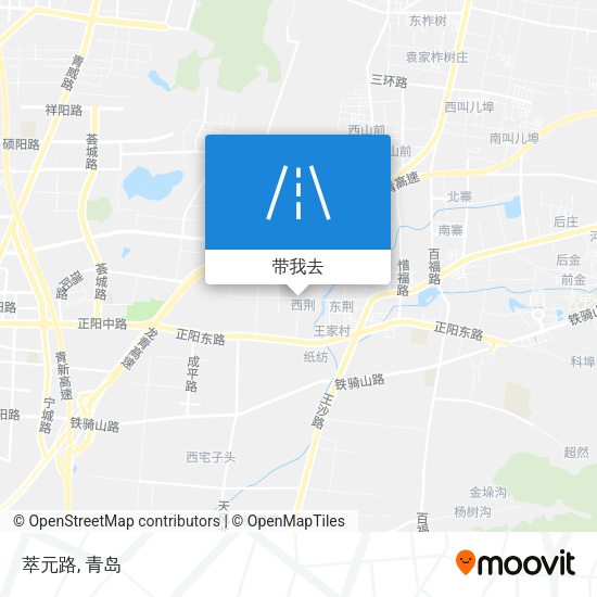 萃元路地图