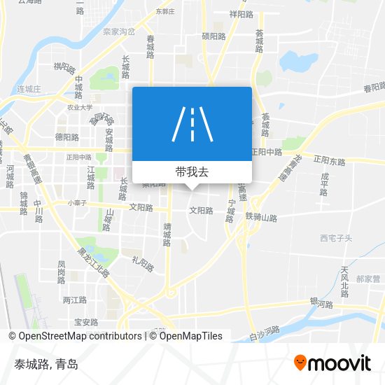 泰城路地图