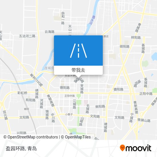 盈园环路地图