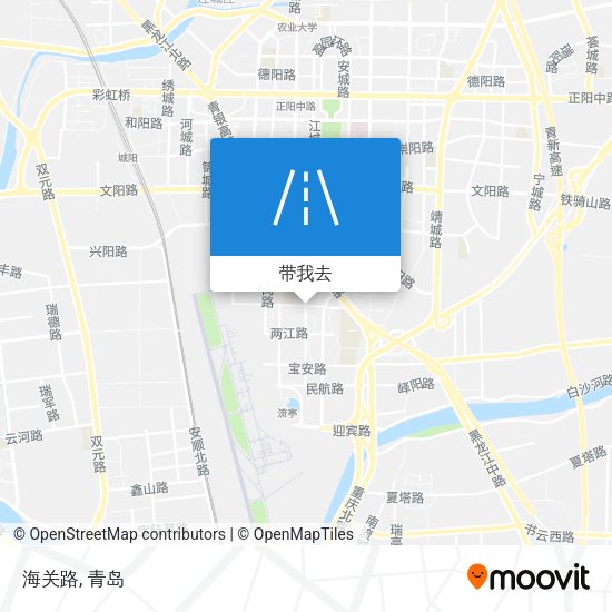 海关路地图