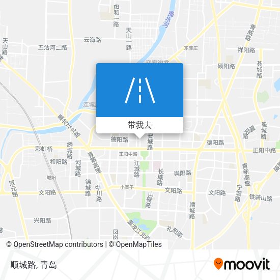 顺城路地图
