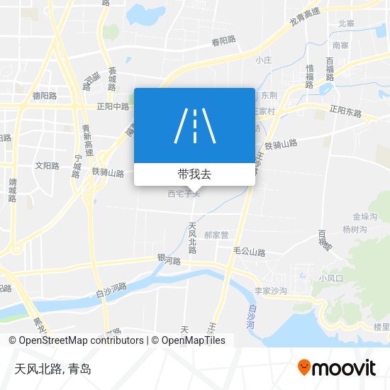 天风北路地图