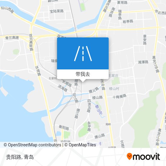 贵阳路地图