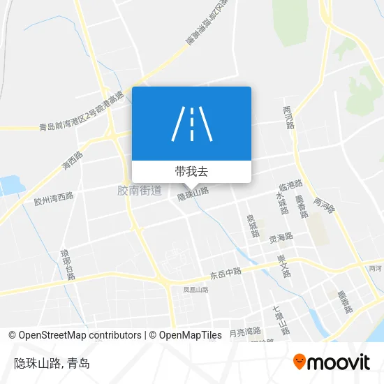 隐珠山路地图