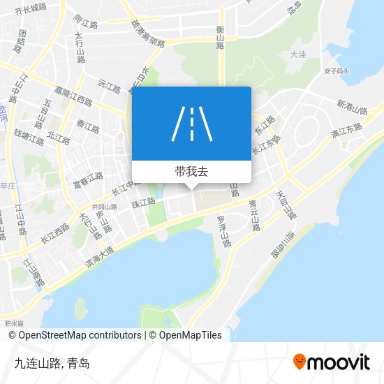 九连山路地图