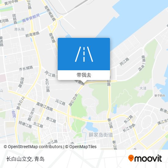 长白山立交地图