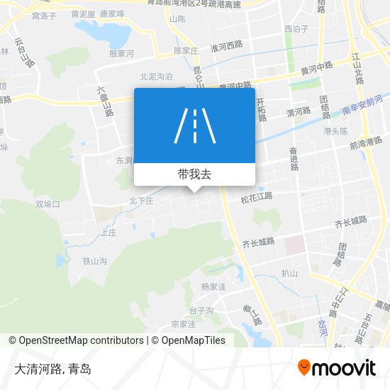 大清河路地图