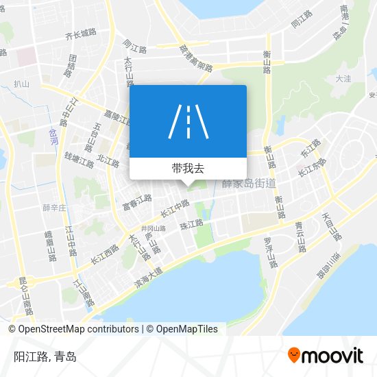 阳江路地图