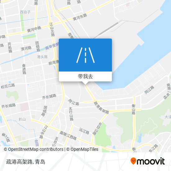 疏港高架路地图