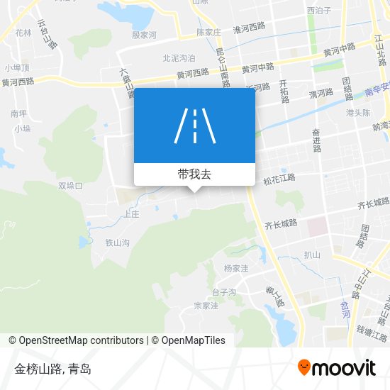 金榜山路地图