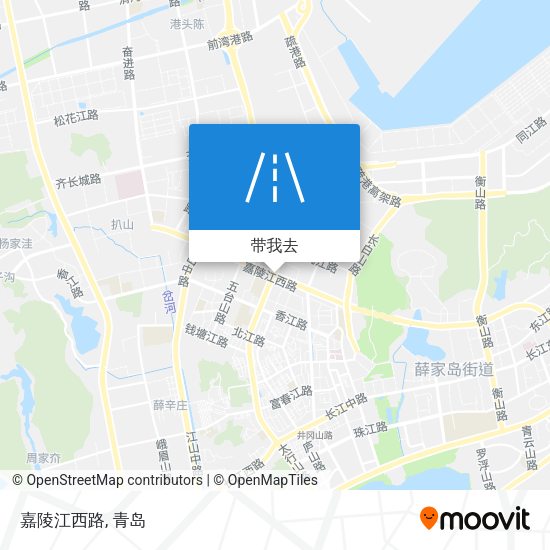 嘉陵江西路地图